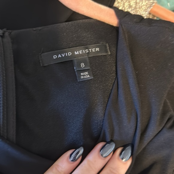 Black poly blend dress - Picture 5 of 5